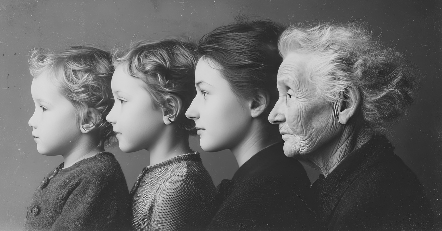 Four generations of women